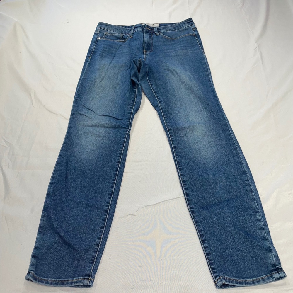 Athleta Sculptek Medium Wash Denim Jeans Womens 4 Sculpting Stretch Blue Pants